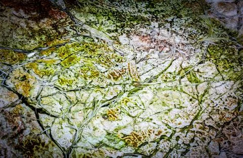 Texture of decay plastic board Stock Photos