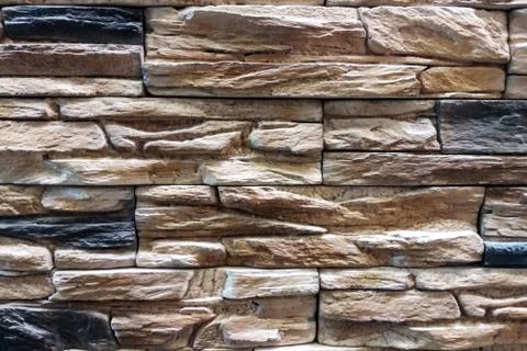 Texture of decorative brickwork 스톡 사진