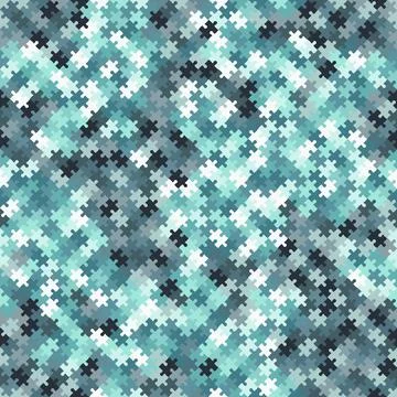 Texture decorative camouflage seamless pattern. Abstract vector illustration Stockillustratie