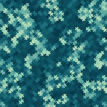 Texture decorative camouflage seamless pattern. Abstract vector illustration Stockillustratie