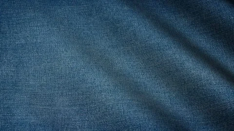 Texture of Denim Fabric, Exclusive, Waves, Background, Unique Design, Jeans Stock Footage 302180950