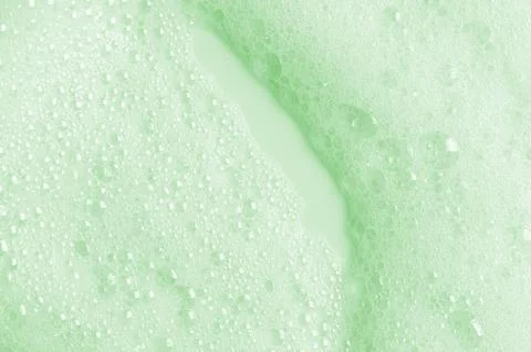 The texture of detergent foam or shampoo or shaving gel. Stock Photos