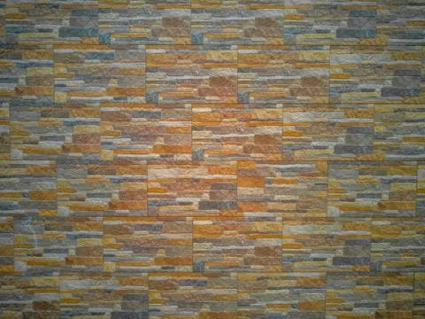 Texture of different types of stones randomly organized Stock Photos