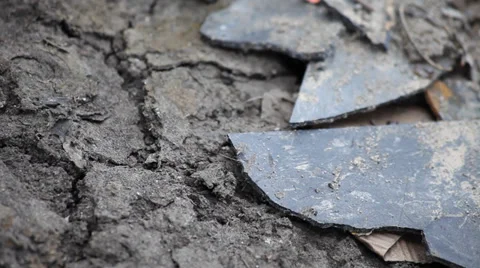 Texture of dirt and trash Stock Footage 33756420