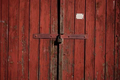 The texture of the door Stock Photos