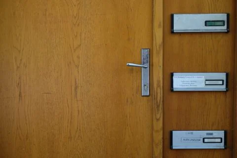 The texture of the door Stock Photos