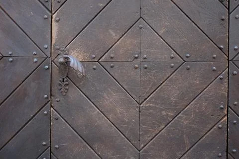 The texture of the door Stock Photos