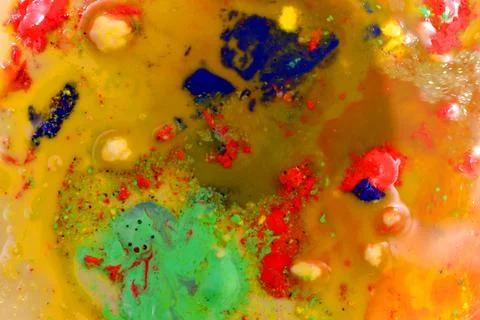 Texture drawing created by combining several colors. Stock Photos