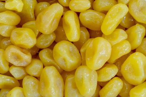 Texture of dried candied lemon Stock Photos