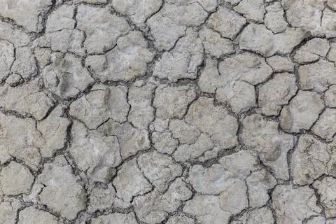 Texture of dried mud from mud volcanoes Stock Photos