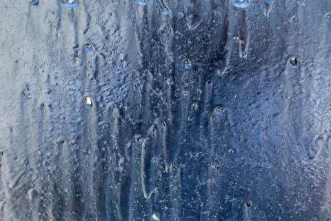 Texture of the dried tar with bubbles, fuel oil on the roof Stock Photos