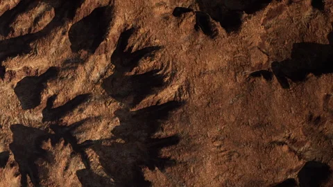 Texture of dry earth surface with rocky patterns in natural setting Stock Footage 345011754