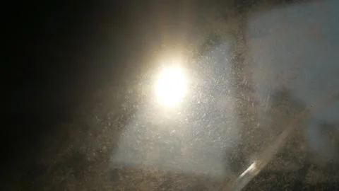 The texture of dust and dirt on the glass Stock Footage 332866583