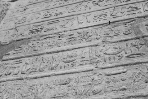 Texture of Egypt. Beautiful texture in Egypt. The texture of the ancient ston Stock Photos