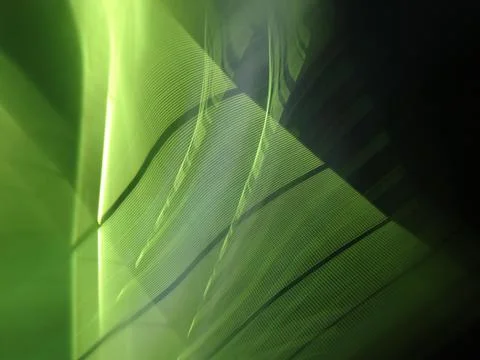 Texture of electromagnetic waves in green color Stock Illustration