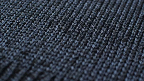 The texture of the fabric. blue knitted texture. Stock Footage 102891274