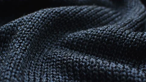 The texture of the fabric. blue knitted texture. Stock-Footage 102891412