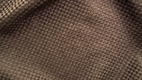 The texture of the fabric. Brown flowing fabric. Close-up. Stock Footage 111563443