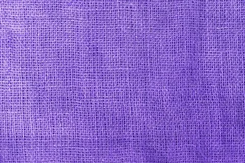 Texture fabric burlap for sewing violet, purple background color macro Stock Photos