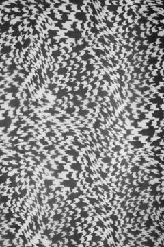 Texture fabric grid zigzag black and white Stock Photos