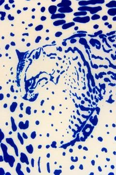 Texture fabric of Jaguar for background Stock Photos