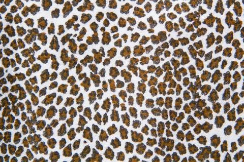 Texture fabric with a leopard pattern Stock Photos