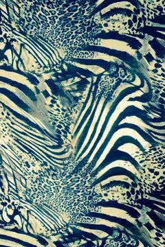 Texture fabric of leopard skin for background Stock Photos