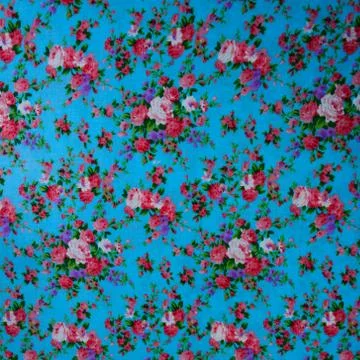 Texture fabric pattern Flower background Stock Photos