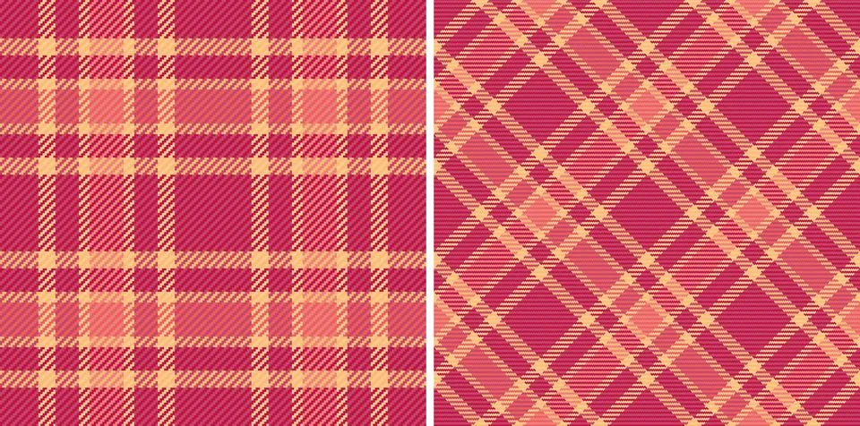 Texture fabric pattern of vector background seamless with a tartan check te.. Illustrazione stock