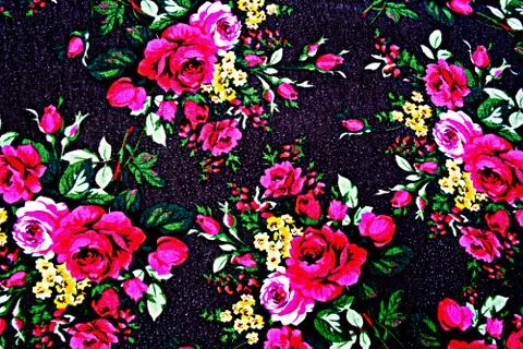 Texture fabric of rose for background Stock Photos