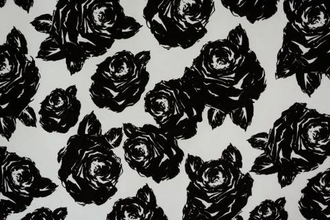 Texture fabric of rose black for background Stock Illustration