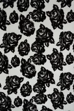 Texture fabric of rose black for background Stock Illustration