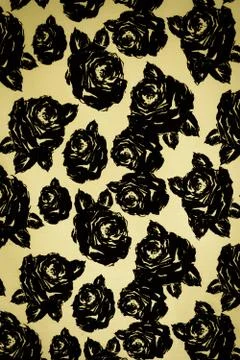Texture fabric of rose black for background Stock Illustration