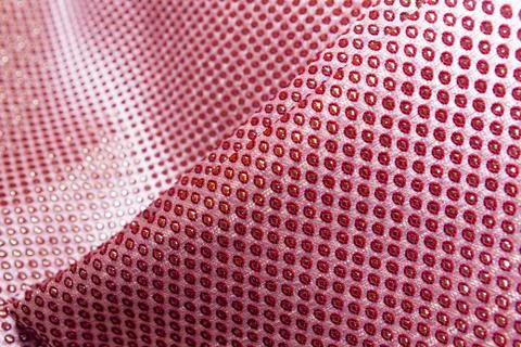 Texture of the fabric, side, background of fabric in the highlight. lilac color Stock Photos