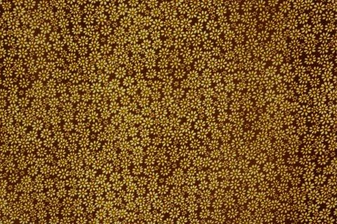 Texture fabric of small floral pattern. Stock Photos