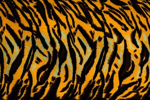 Texture fabric of tiger for background Foto stock
