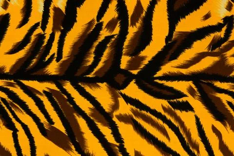 Texture fabric of tiger for background Foto stock