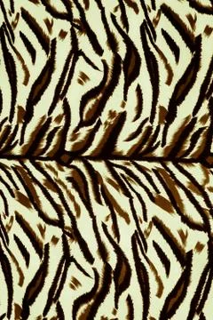 Texture fabric of tiger for background Foto stock