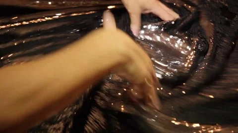 Texture of fabric1 Vidéo 81470004