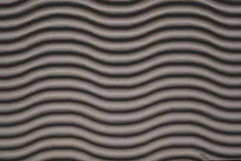 Texture Facade wave tile. Gray color Stock Photos