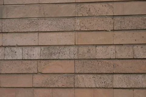 The texture of facing blocks made of pressed shells of the Caspian Sea. Stock Photos