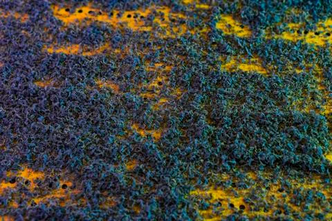 Texture of fine plastic chips. Background or backdrop filings. Foto stock