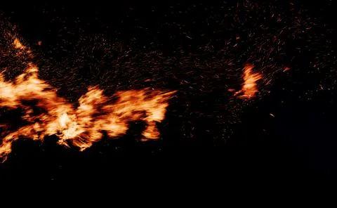 Texture of fire Stock Photos