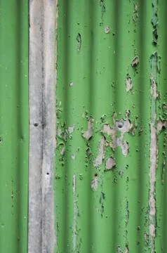 Texture Flaking Paint Green Stock Photos