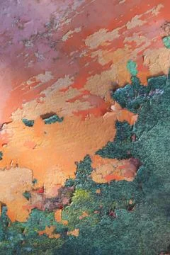 Texture Flaking Paint Foto stock