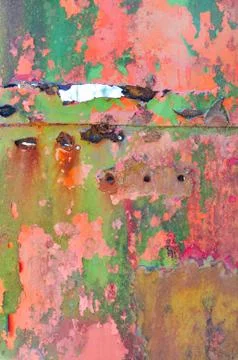 Texture Flaking Paint with Rust Stock Photos