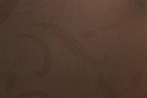 Texture floral pattern on the Wallpaper red brown Stock Photos