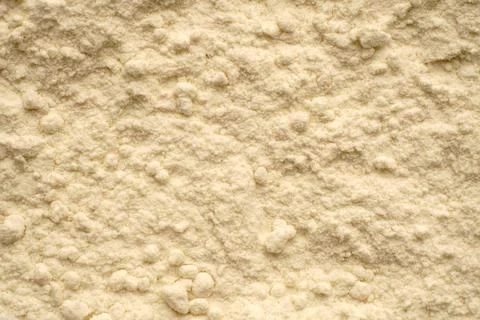 The texture of the flour for baking. Top view. Stock Photos