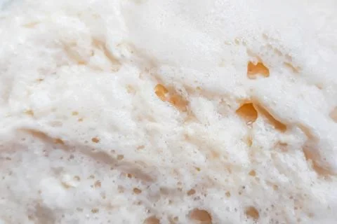 The texture of the foam closeup. Stock Photos