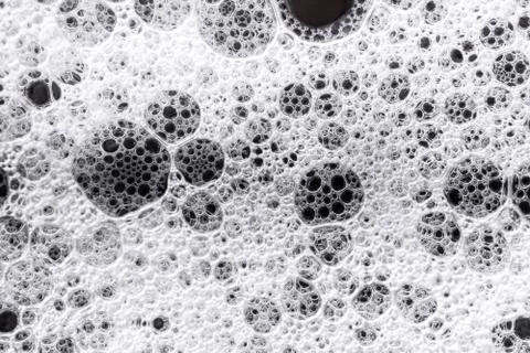 The texture of the foam Stock Photos